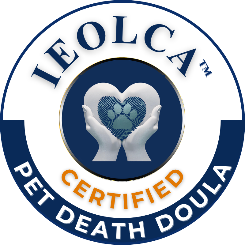 IEOLCA Certified Pet Death Doula badge